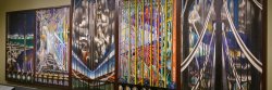 Photo of Joseph Stella artwork at the Newark Museum