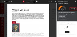 Screenshot of a file preview in Canvas with Ally identifying accessibility issues
