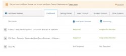 Lockdown Browser Dashboard with Proctoring