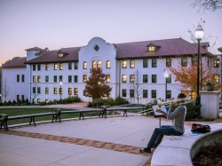 Trombone practice at dusk