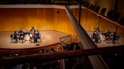 String Quartet on stage