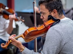 Man playing violin