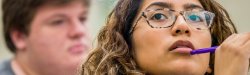 Photo of female student wtih glasses