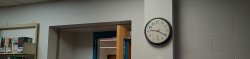 Clock on wall