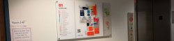 Library map and elevator