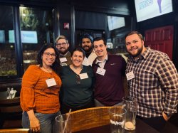 members of the Recent Alumni Network group