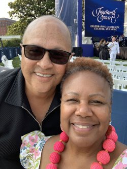Bloomfield College Chancellor Marcheta P. Evans and spouse Ed Evans