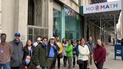 department visit to the Mo Math exhibit in NYC