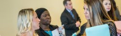 Photo of students at MSU Career Fair