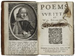 Image of old book of Shakespeare