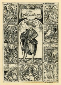 Image of an old engraving of an English Gentleman