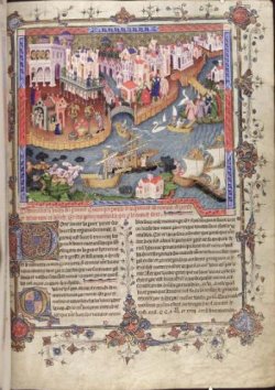 Artwork of Venice Italy at the time of Marco Polo