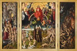medieval Medieval triptych artwork of Knighthood