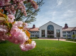 Cole Hall in Spring