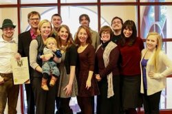 Delta Phi Alpha students