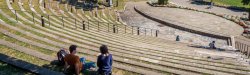 photo of amphitheater on campus