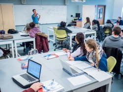 Shot of an Earth and Environment class