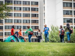 Students & Bohn Hall