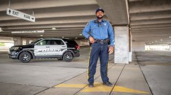 Campus Police Officer Jaison Frazier: “Everything feels different.”