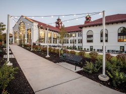 exterior photo of college hall