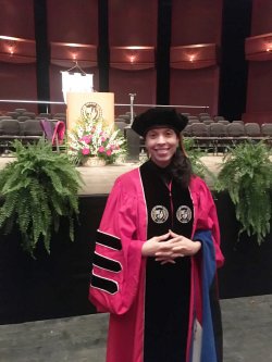 Gail Perry-Ryder earned a PhD in Teacher Education and Teacher Development in 2020.