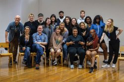 group of Montclair faculty and students posing