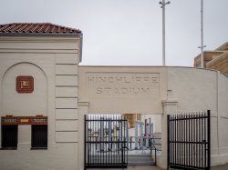 Hinchliffe Stadium entrance.
