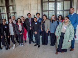 Montclair State University and Bloomfield College students with New Jersey elected officials