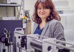 Rodica Martin in her lab