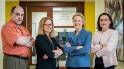Photo of Professors Koppel, Malaga, Rosini, and Dervishi