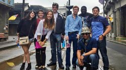 Photo of MSU students in China