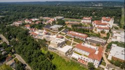Bird's eve view of MSU campus
