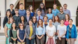 Group photo of Montclair State University's 2016 New Faculty Group