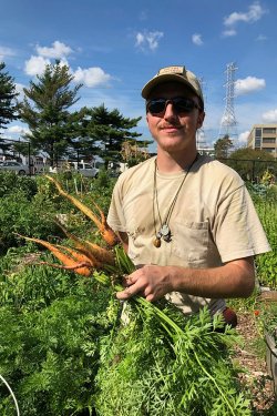 Chris Snyder, campus community garden coordinator