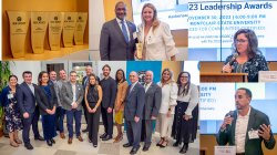 collage of photos from the USGBC NJ ceremony