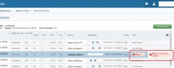 Self Service Banner browse class search results with section seats screenshot