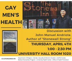 Gay Men's Health flyer