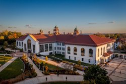 Cole Hall aerial photo