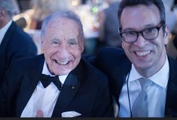 Guy Nicolucci with Mel Brooks