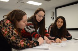 Image of graduate students working together