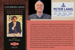 Promo for the Book "A Stubborn Ghost" by Peter Lang