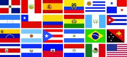 Spanish speaking countrys flags