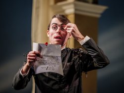 Students appear in Twelfth Night in 2017, The Kasser Theatre.