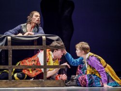 Students appear in Twelfth Night in 2017, The Kasser Theatre.