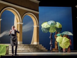 Students appear in Twelfth Night in 2017, The Kasser Theatre.