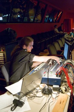 Photo of lighting production