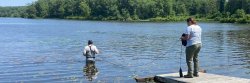 citizen scientists collecting samples