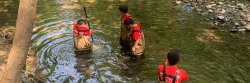NJCWST students field research in river
