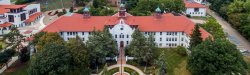 Aerial photo of College Hall