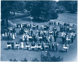 Aerial photo of the class of 1966